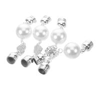 SHERCHPRY 4 Piezas Accesorios para Bufandas Cierre Magnético Broches Magnéticos para Hiyab Cierre de Perla Antienganche para Bufandas Ropa y Camisas Decoración