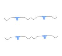 SHERCHPRY 4 Piezas Ganchos de Suspensión para Rack de Infusión Vertical Accesorios de Rack para Hospitales Ganchos de Plástico y Inoxidable Instalación y Duradera para Clínicas y Uso