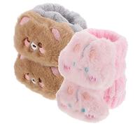 SHERCHPRY 4 Piezas Muñequera Absorbente Maquillaje Muñequera Cuidado Facial Lavado y Rutinas