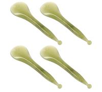 SHERCHPRY 4 Piezas pluma de acupresión herramienta de masaje facial herramienta de raspado guasha Masajeador facial Body Guasha masajeador de puntos de activación Green