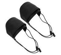 SHERCHPRY 4 Piezas Protectores de Talones de Zapatos taloneras para Zapatos cubrezapatos Antideslizantes Protector del talón Black