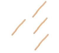 SHERCHPRY 4 Piezas raspando palo chatarra masaje muscular musculatura y palo de masaje para raspar madera masajeador de madera masajeador para viajar palos de masaje manual Caqui