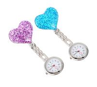 SHERCHPRY 4 Piezas Reloj De Bolsillo Reloj De Solapa es De Chicas De Enfermería es De Mujer De Enfermera Clip En Colgante Clip Colgante es Fob Aleación