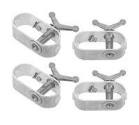 SHERCHPRY 4 Tensores de Cable de Acero Mini Cabrestante Manual Tensor Ajustable para Alambre y Cuerda Kit 4 Piezas para Exteriores y Cercas Extractor de Alambre Resistente Uso Versátil