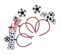 SHERCHPRY 4 Uds. De Diademas De Fútbol, diadema De Fútbol, accesorios Para El Cabello, Eventos Deportivos, Diadema De Alegría
