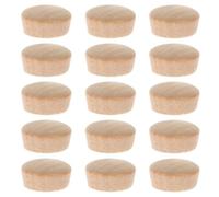 SHERCHPRY 40 Piezas Tapones de Madera Cónicos para Agujeros Pequeños y Colmenas, Fácil Instalación, Color Caqui Natural, Ideales para Proyectos DIY y Apicultura