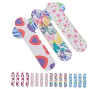 SHERCHPRY 40piezas Pulidores De Uñas Esponjas Para Manicura Artística Tablas Para Esponjas