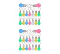 SHERCHPRY 42 Llaveros Led de Colores, Linternas Luminosas para , Llaveros con Bombillas de Colores, Colgantes Luminosos para Bolsos, Decoraciones de Halloween, Regalos para Calcetines Navideños.