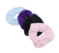 SHERCHPRY 4piezas Diadema Diadema De Microfibra Absorbente Coleteros Grandes Para Secar El Pelo Coletero Elástico Cabello La Ducha