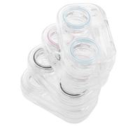 SHERCHPRY 4piezas Estuche para Lentes De Contacto Transparente Caja De Almacenamiento Pequeña para Lentillas Portador Portátil De Lentes para Uso Diario y Viajes
