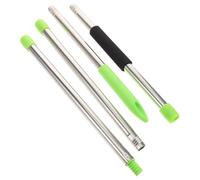 SHERCHPRY 4piezas Mango de Trapeador Extensible de Acero Inoxidable con Rosca para Limpieza de Suelos Accesorio de Repuesto Resistente Compatible con Mopa Plana y Fregona para Hogar Garaje