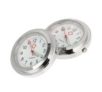 SHERCHPRY 4piezas Reloj De Bolsillo De Cuarzo para Enfermeras De Dial De Reloj Manual Material De Bolsillo De Llevar y Compatible De Correas