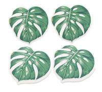 SHERCHPRY 5 Piezas 2 Servilleta De Hoja De Palma Servilletas De Fiesta Luau Servicio Tropical Cada Día Servilletas De Cena De Papel Tropicales Feliz Pulpa De Madera Virgen Verde