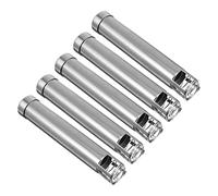 SHERCHPRY 5 Piezas quemador de cono de moxa acero inoxidable soporte Presión Moxibustión sante vigorizante portátil relajacion Ligero Relajación quemador de moxa tanque de calor moxa Silver