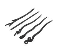 SHERCHPRY 5 Piezas Retro Chinese Hair Sticks para Mujeres Horquillas de Madera Negra Minimalistas y Elegantes para Moños Peinados Hanfu Bodas y Festivales