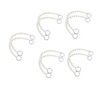 SHERCHPRY 5 Series Cadena De Zapatos Con Agujeros Arco Tacones Cadenas Pinzas Para Decorar Zapatos Cadena De Zapatos Para Sandalias Cartera Para Mujer Medias Pie Patas Acrílico 2 Piezas X 5