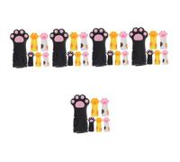 SHERCHPRY 5 Series Corte De Gatos Corte De Piel Muerta Manga Cortadora De Cutículas Protector Cortadores De Cutículas Para Uñas Profesionales Pinza De Nipper De Cutícula 6 Piezas X 5