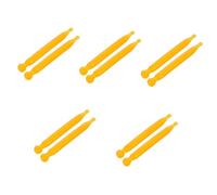 SHERCHPRY 5 Series Herramienta De Tablero De Masaje Largo Esculpiendo Facial Varilla De Masaje Guasha Herramientas De Masaje De Manos Palo Masajeador Amarillo Resina 2 Piezas X 5