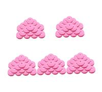 SHERCHPRY 5 Series Sobrecubierta Y Cubrir Cubierta Antipolvo Del Cabezal De Molienda Guardia Tapas De Herramientas De Manicura Tapas De Brocas Para Uñas Gel De Sílice Rosa 20 Piezas X 5