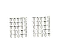 SHERCHPRY 50 Pcs Clips De Liga De Metal Pinzas Para Chupete Clips De Liga Para Chupete Clips Para Chupete Hebilla De Cincha Sin Pegamento