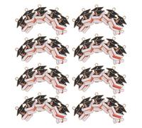 SHERCHPRY 50 Piezas 50 Colgantes de Birrete de Graduación de Aleación, Dijes Decorativos para Pulsera y Collar, Tamaño 21x23 Mm, 1.4 G, Accesorios para Eventos Escolares y Temporada de