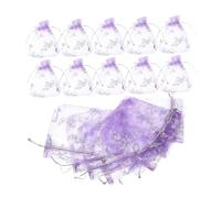 SHERCHPRY 50 Piezas Bolsas De Obsequio Para Fiestas Bolsas De Organza Cordón Tipo Sobre Unidades Color Efecto De Encaje De y Tinta Costuras Para Envolver Joyería y