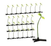 SHERCHPRY 50 Piezas horquilla de trébol de cuatro hojas horquillas para el cabello lindo de pelo de Horquillas de cosplay clips para peinados para el cabello de plantas