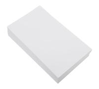 SHERCHPRY 500 Hojas de Papel Blanco para Impresión Gruesa y Doble Cara, Adecuado para Contabilidad y Manualidades, Resistente Arrugas para Oficina y Uso Profesional