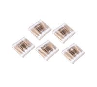 SHERCHPRY 500piezas Unidades Bastoncillos De Algodón Doble Punta Madera Paquete Para Maquillaje Limpieza y Cuidado Facial Seguro