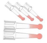 SHERCHPRY 5piezas Cabeza de Cuchara para Oreja Transparente de PC de Tapones de Repuesto Accesorios para Eliminar Cerumen Herramienta de Limpieza para Oídos