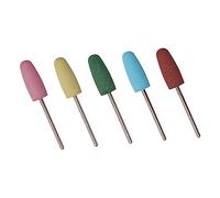 SHERCHPRY 5piezas Cabezal De Pulido De Caucho Para Manicura Brocas Multifuncionales De Goma Para Pulir Uñas Suministros Para Salón De Manicura