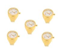 SHERCHPRY 5piezas Reloj Anillo Decorativo Resistente Al Desgaste Para Hombres Accesorio Práctico y Estiloso Para Fiestas y Reuniones