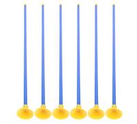 SHERCHPRY 6 Flechas de Ventosa para Tiro, Flechas de Plástico 42 Cm Azules, Juego Infantil, Aptas para Interiores y Exteriores, Juguete Seguro y Resistente