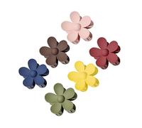 SHERCHPRY 6 Horquillas De Flores Para El Pelo Pinzas Para El Pelo Pinzas Para Peinar El Cabello Coleteros Pinzas Para El Pelo Para Mujer Pinzas Para Coleta Alta Pinzas De Plástico