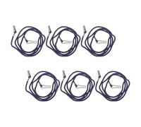 SHERCHPRY 6 Piezas Cordón Antipérdida para Manoplas de Pequeño 6 Piezas, Cuerda Colgante Azul Marino Ajustable para Guantes de Invierno, Clips de Nylon para Deportes al Aire Libre y Esquí