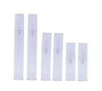 SHERCHPRY 6 Piezas Frascos Rellenables de Viaje Impermeables Cosméticos de Silicona Squeezables Boca Ancha Champú y Lociones
