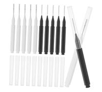 SHERCHPRY 60 piezas Pinceles para Cejas y Pestañas con Tapa Micro Aplicadores para Laminación de Cejas y Extensiones de Pestañas Herramientas de Maquillaje Color para Profesional y Personal