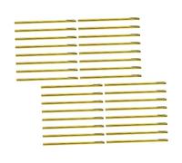 SHERCHPRY 600 Piezas De Bridas Doradas Para Sellar Bolsas Bolsas De Dulces Bridas Para Manualidades Bridas Doradas Para Bolsas Bridas Para Empaquetar Bolsas De Dulces Cuerdas Para Atar