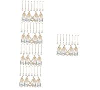 SHERCHPRY 60piezas Botellas De Perfume Transparentes Para Difusores De Frascos De Cuerda Para Aceites y