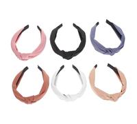 SHERCHPRY 6piezas Diademas Anudadas Para Mujer Anchas y Decorativas Unidades Para Peinados Casuales y Formales