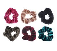 SHERCHPRY 6piezas Lazo De Pelo De Terciopelo Coleteros Adorables Para Mujer Accesorios De Cómodos Para Diario