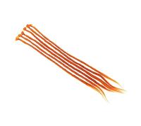 SHERCHPRY 6piezas Trenzas de Peluca Crochet Extensiones de Cabello Trenzado para Coleta Peluca Trenzada de Pelo Natural
