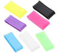 SHERCHPRY 7 Anillos Elásticos Antideslizantes para Raqueta de Tenis y Bádminton Protector de Sobreagarre Pequeño Banda Absorbente de Sudor para Agarre Firme y Control Accesorio Deportivo