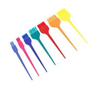 SHERCHPRY 7 Piezas Cepillos para Teñir el Cabello Herramienta Multifuncional para Barbería y Salones Cepillo y Peine para Coloración Colores Aleatorios