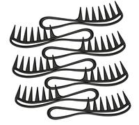 SHERCHPRY 7piezas Peine de Dientes Anchos para Desenredar Cabello Mojado Unidades Peine de Dientes Grandes para Hombres y Mujeres Herramienta de Peluquería para Salón de Casa