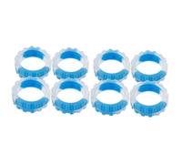 SHERCHPRY 8 Piezas Maleta de Equipaje Cubiertas de Ruedas de Equipaje Cubierta de Rueda de Maleta de Tela de s Tapa de los pies de la Tapones de sofá Gel de sílice