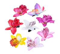 SHERCHPRY 8 Piezas Sesión De Fotos La Playa Horquillas De Flores Artificiales Broches De Flores Cabello Para Novias y Bodas Pinzas De Accesorios Cabello
