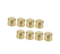 SHERCHPRY 8piezas Caja De Moxibustión De Cobre Gruesa Sin Humo Herramientas De Terapia Moxibustión Para Alivio De Cuello y Hombro Dorado