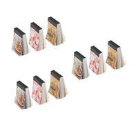 SHERCHPRY 9 Piezas Cuaderno diario etiqueta de álbum de recortes libreta pequeña de bolsillo tiny notepad cuaderno de bolsillo blocs de notas pequeño bloc de notas Cuaderno planificador