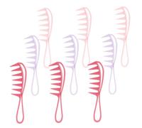 SHERCHPRY 9Piezas Peine Para Peine Desenredante De Plástico Para Mujeres Ergonómico y Portátil Colores Pastel